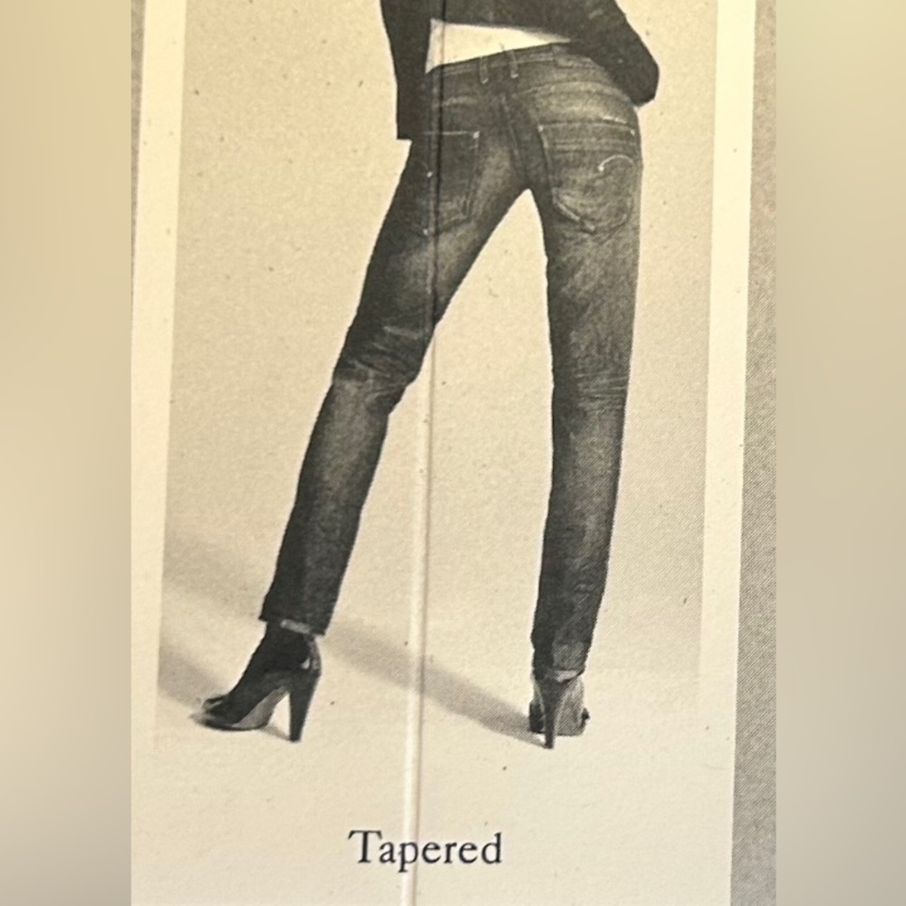 Brand new GSTAR RAW Low T tapered women’s designer moto jeans. W25 L32. Rise-7” - Picture 6 of 16